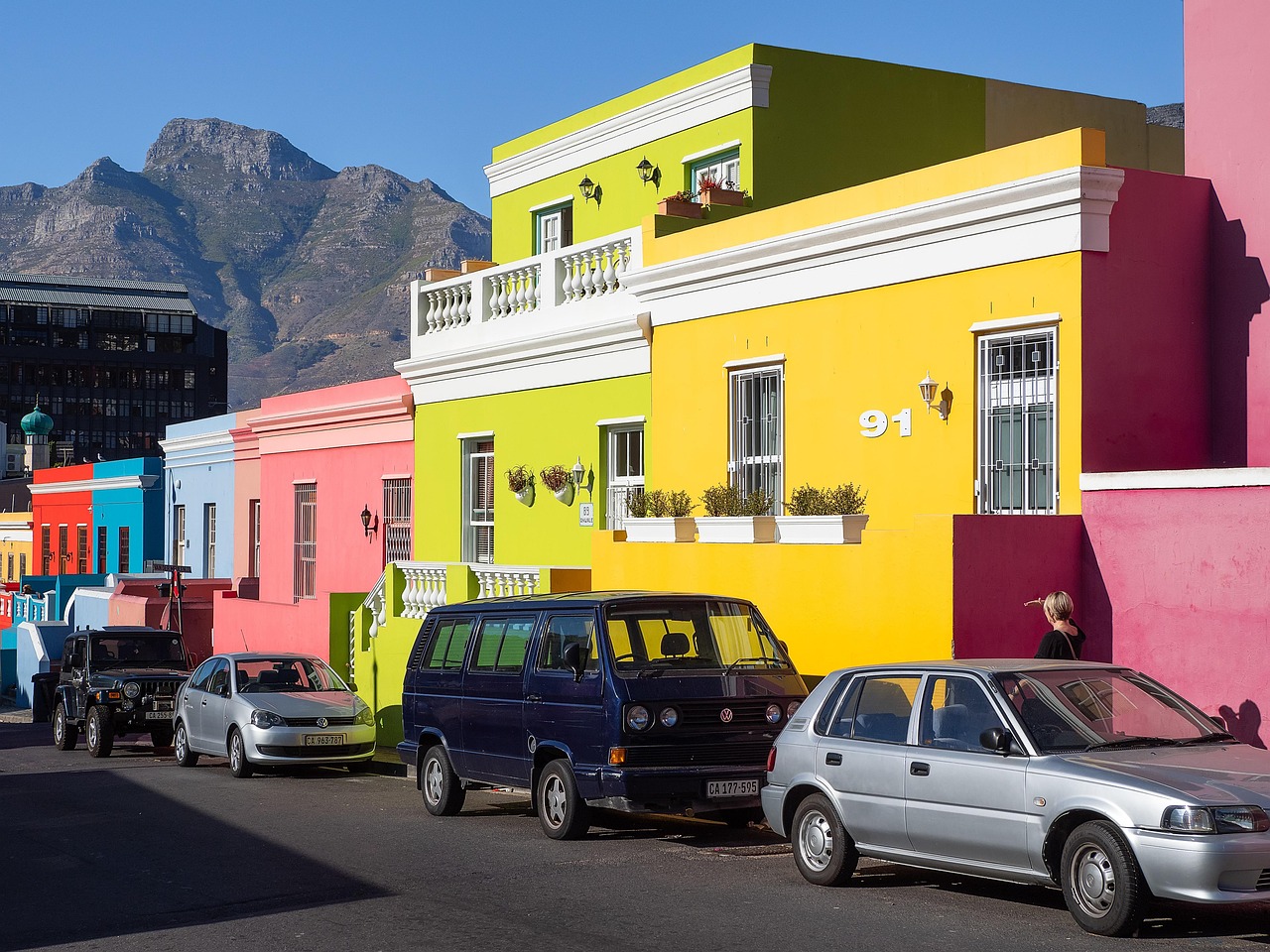 Coloured Houses in Cape Town